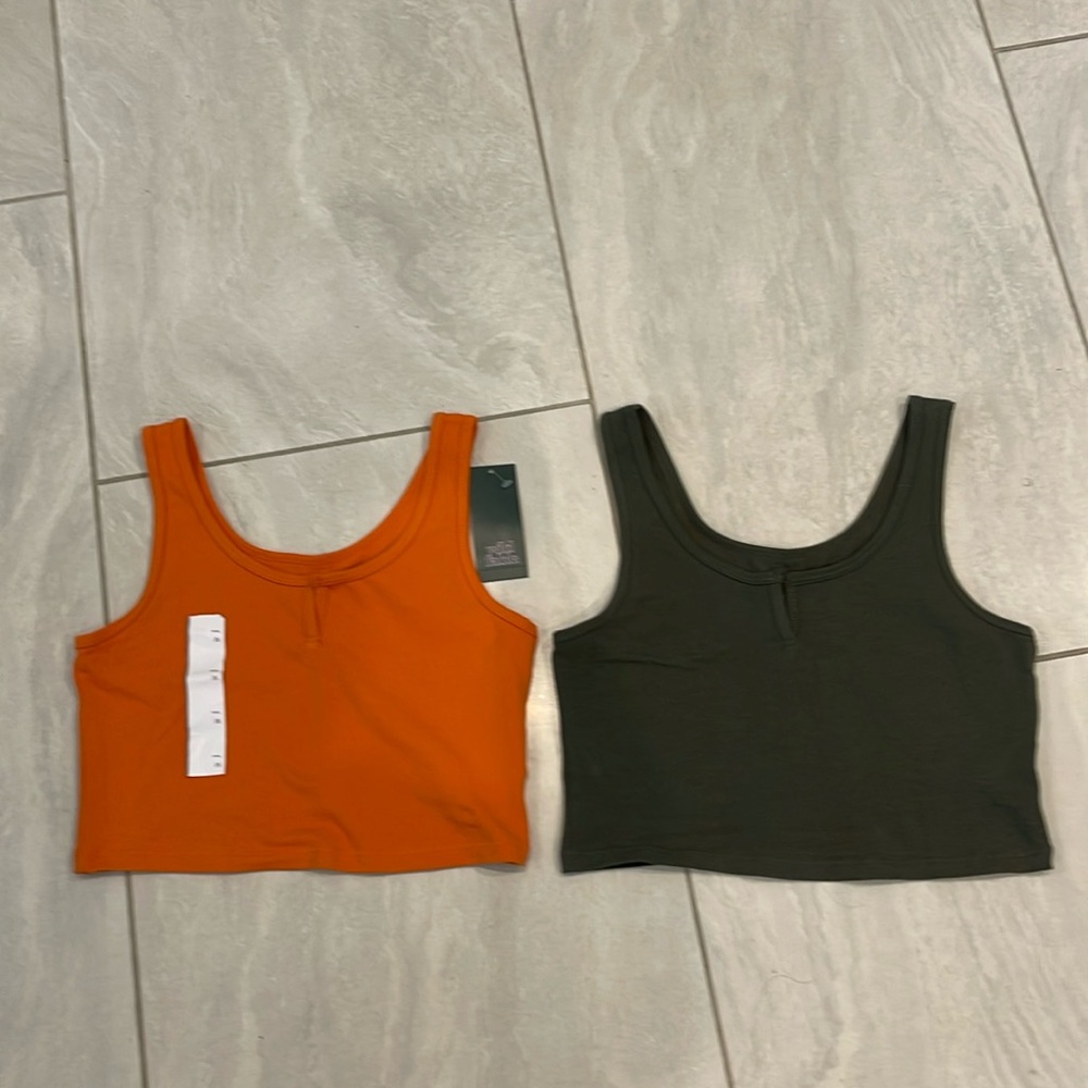 Wild fable crop tank tops set of 2 new size M